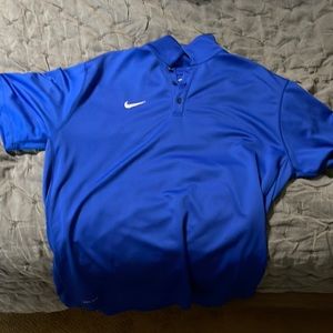 Men’s XL Royal Blue Nike DriFit Golf Polo